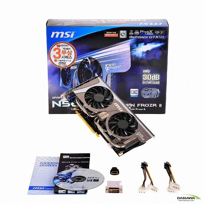 MSI ������ GTX560 N560GTX OC D5 1GB Ʈ�������� 2