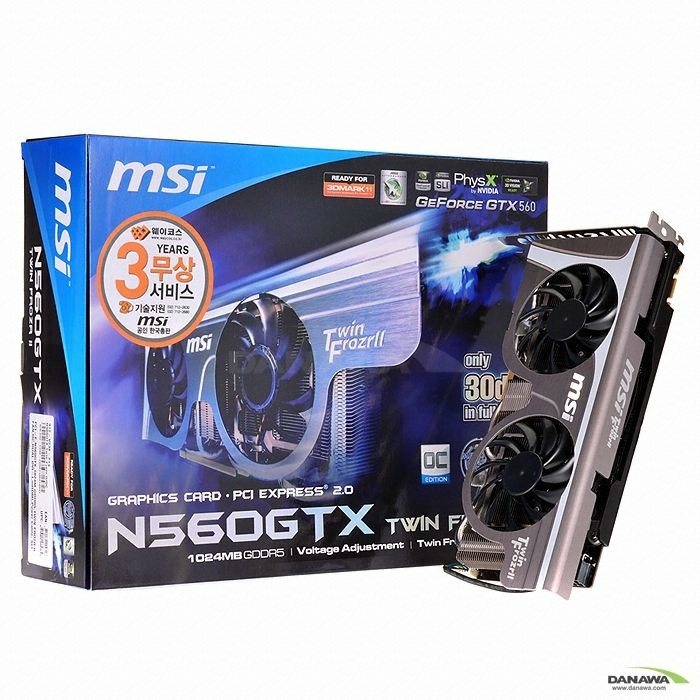 MSI ������ GTX560 N560GTX OC D5 1GB Ʈ�������� 2