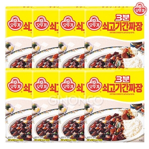 오뚜기 3분 쇠고기 간짜장 200g (8개)