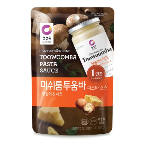 청정원 머쉬룸 투움바 파스타 소스 150g