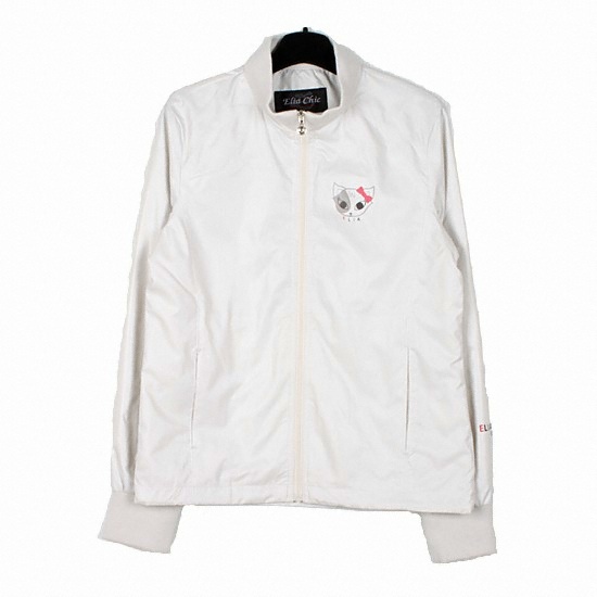 엘리아시크 풀지퍼 안감 골프 바람막이 (E94J716)_이미지