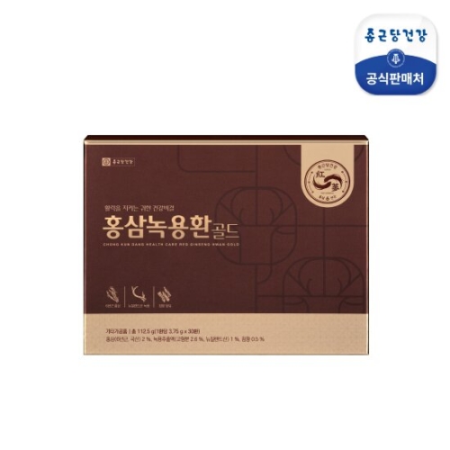 종근당건강 홍삼녹용환 골드 30환 (1개)_이미지