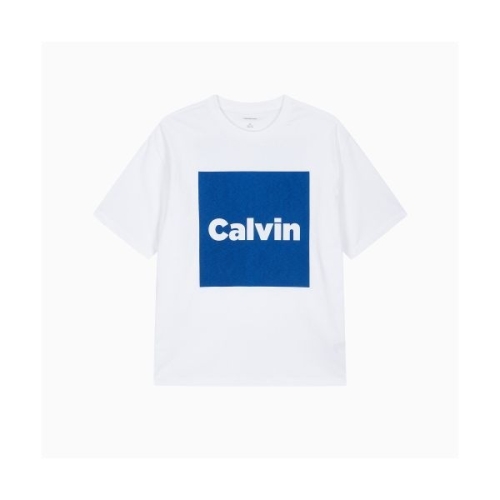 캘빈클라인 진 CALVIN KLEIN JEANS 남성 캘빈 박스로고 반팔 티셔츠 4RD813G YAA 4RD813GYAA 184949_이미지