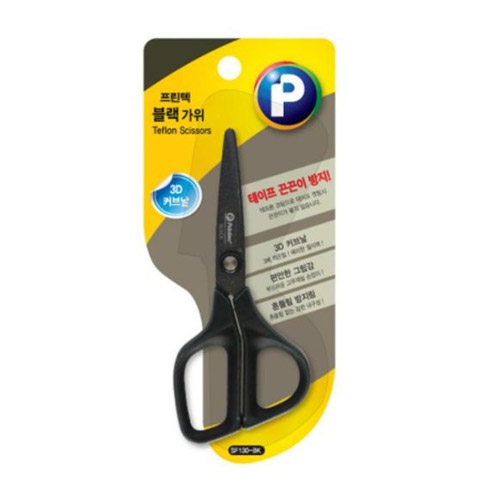 프린텍 3D 커브 가위 SF130-BK (1개)