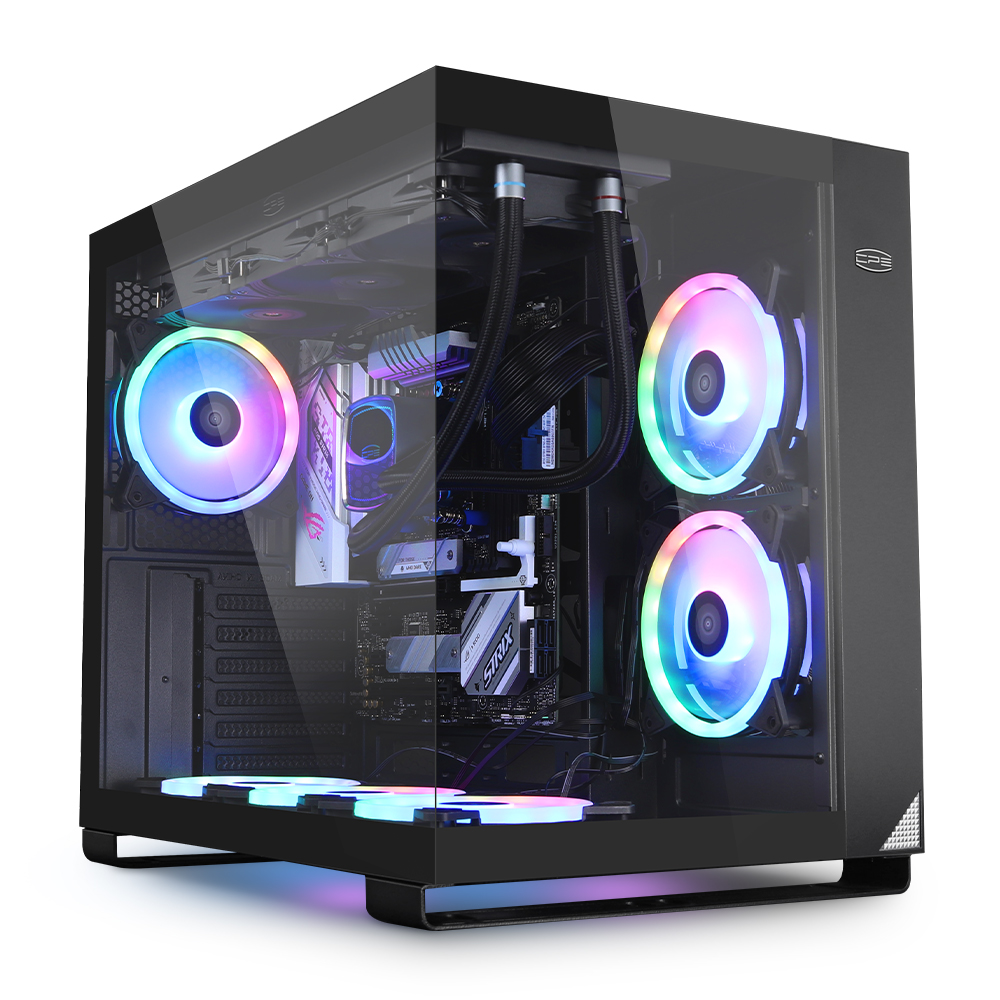 블랙 어항 PC 라이젠5 7500X3D RTX5060 Ti