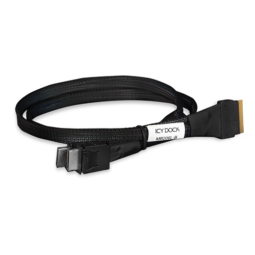 ICY DOCK MB206L-B SFF-8654 to SFF-8611 케이블 (0.5m)_이미지