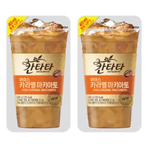 롯데칠성음료 칸타타 아이스 카라멜마키아토 230ml (50개)