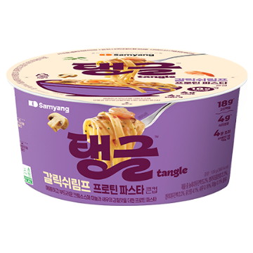 삼양식품 큰컵 탱글 갈릭쉬림프 프로틴 파스타 100g (8개)_이미지