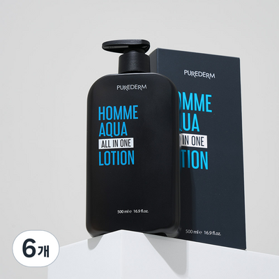 퓨어덤 옴므 아쿠아 올인원 로션 500ml (6개)_이미지