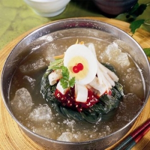 태백산채영농조합 태백산채냉면 곰취물냉면