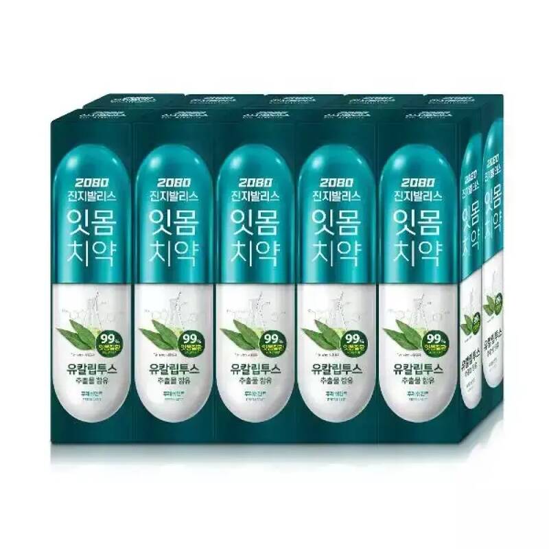 애경 2080 진지발리스 유칼립투스 후레쉬민트 150g (15개)