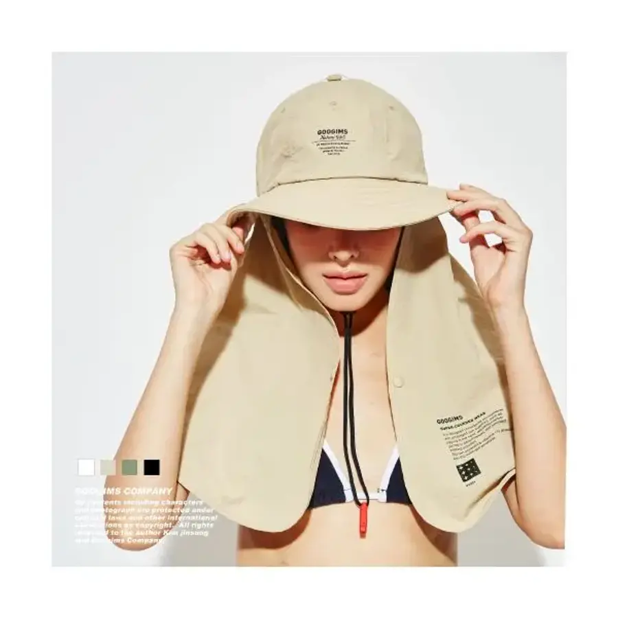 구김스 A799_BE 슈퍼 커버드 웨어 익스플로러 햇 서핑모자 아웃도어 모자 방수 자외선차단 2016504_이미지