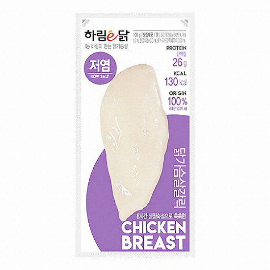 하림 하림이닭 닭가슴살 갈릭 저염 100g (20개)_이미지