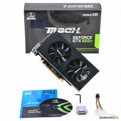 INNO3D Mach 지포스 GTX650 Ti BOOST 마하 D5 2GB_이미지