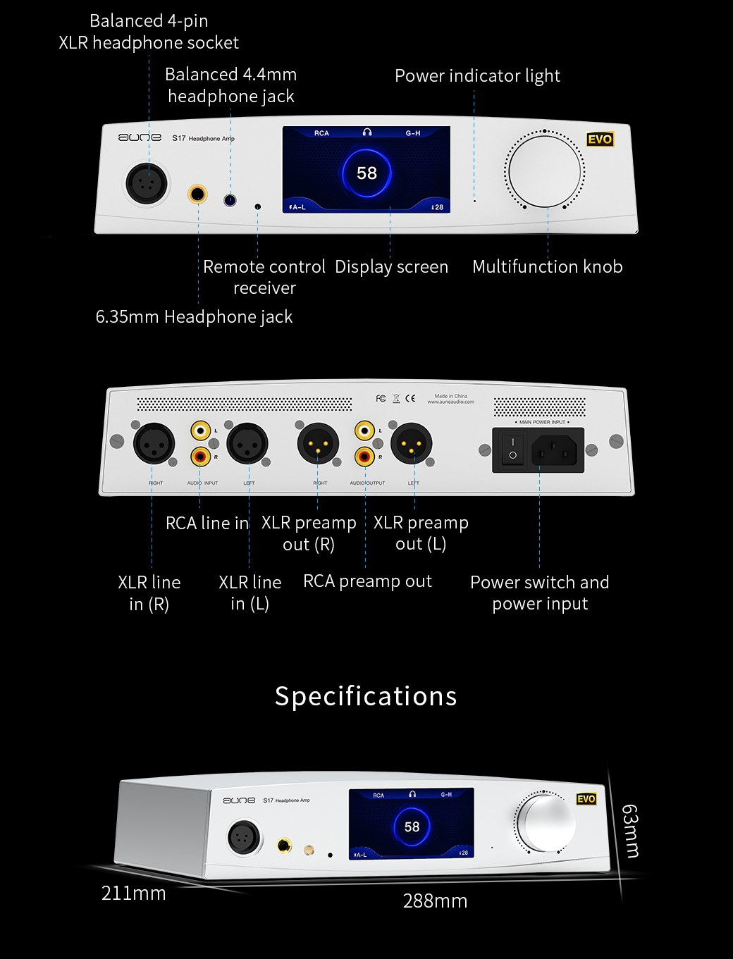 auneaudio S17 Pro Evo [정품]