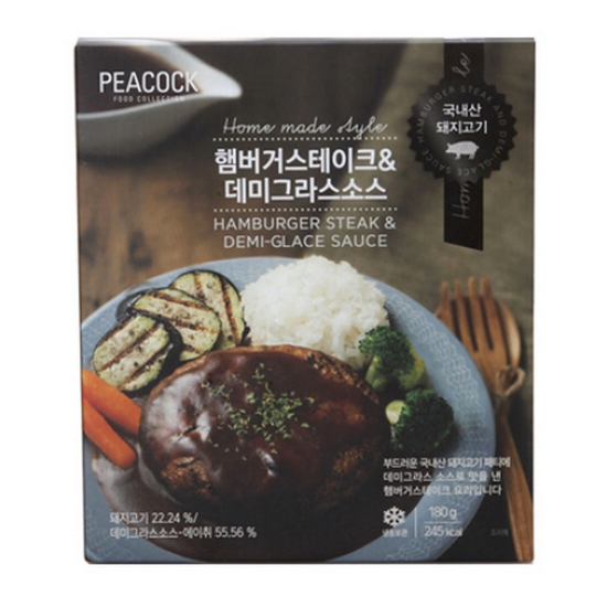 이마트 피코크 햄버거스테이크&데미그라스소스 180g (1개)