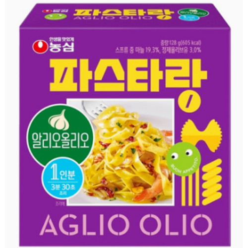 농심 파스타랑 알리오올리오 128g (6개)_이미지