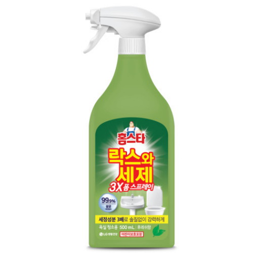 홈스타 락스와 세제 스프레이 후레쉬향 500ml (1개)_이미지