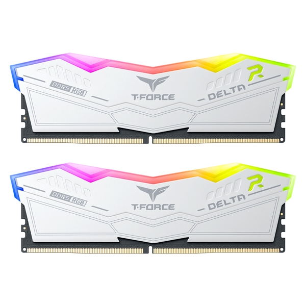 TeamGroup T-Force DDR5-5600 CL40 Delta RGB 화이트 패키지 (32GB(16Gx2))