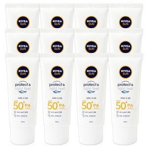 니베아 니베아선 선 프로텍트 앤 라이트 필 퍼펙트 선 세럼 90ml (12개)