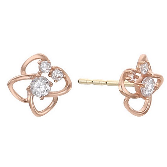 로이드 버터플라이 라넌큘러스 미니 귀걸이 LPFK2005G