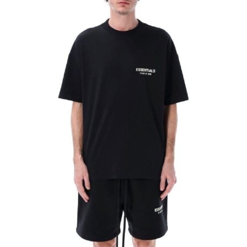 피어오브갓 Fear Of God Essentials 로고 프린트 크루넥 티셔츠 125AS254190F JB T_이미지
