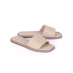 브루넬로 쿠치넬리 여성 모닐리 슬라이드 라이트베이지 MZCWC2150 TZSKP C8238