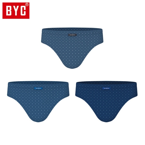 BYC 남성 스콜피오 3매입 미디 삼각팬티 DOLF2273