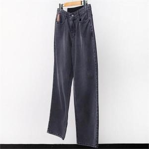 강물처럼 빅사이즈사랑해요 A830L009 밴딩와이드워싱블랙진 DO 6023621