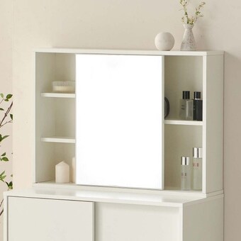 마리메종 슬라이딩 수납<b>거울</b> 화장대<b>거울</b> 화이트