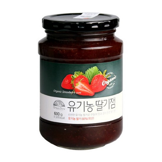 복음자리 유기농 딸기잼 600g (1개)_이미지