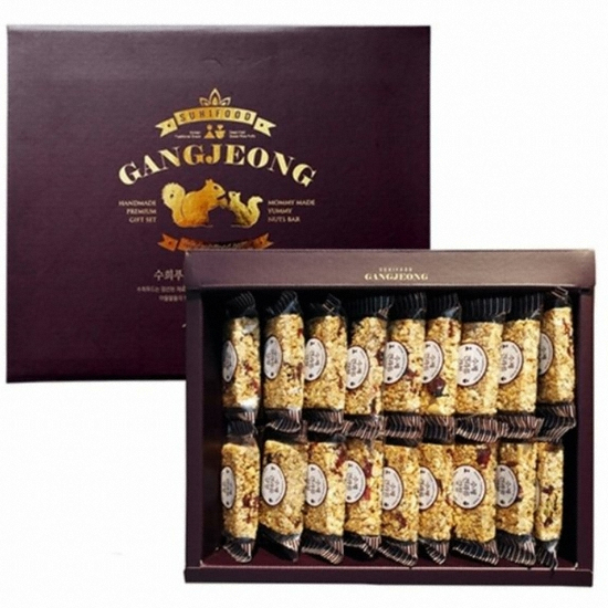 수희푸드 수제 크랜베리땅콩 강정 세트