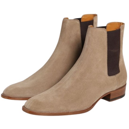 생로랑 스웨이드 에디 30 첼시부츠 443208 BT300 9870