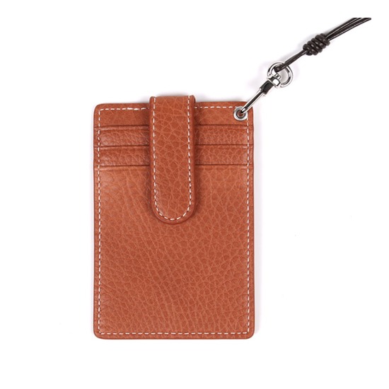 리오브렌 슈렁큰 목걸이 카드지갑 (오렌지)_이미지