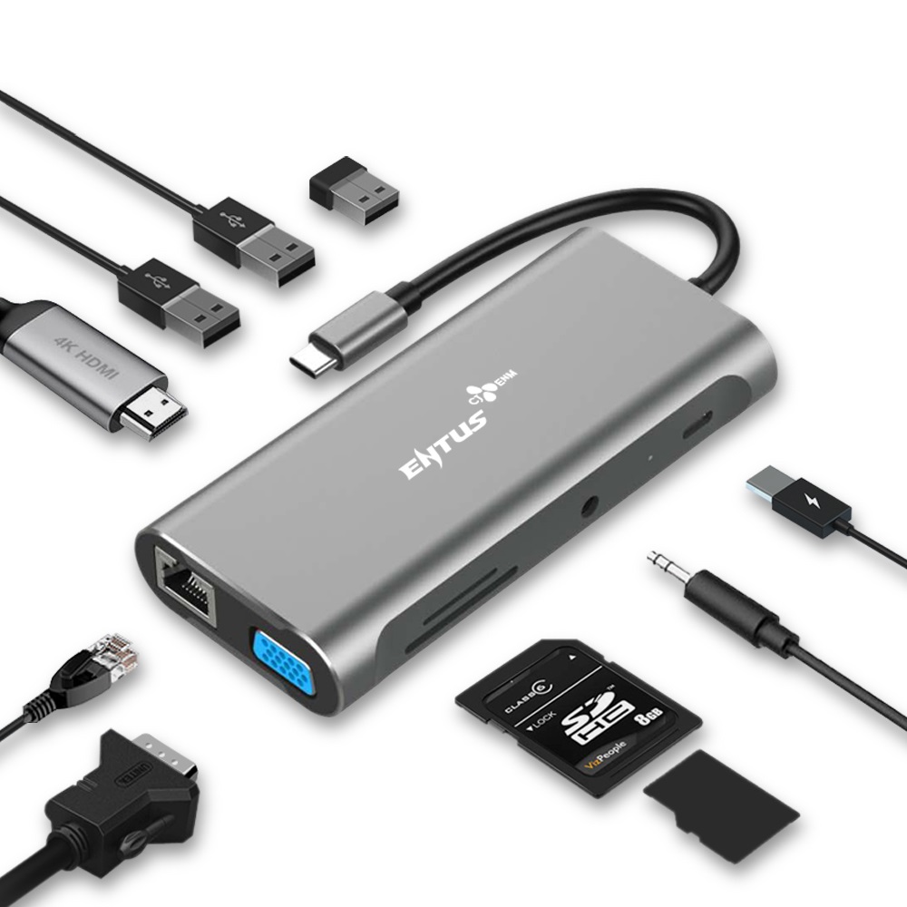 CJ ENM ENTUS MH-103 (10포트/USB 3.0 Type C)