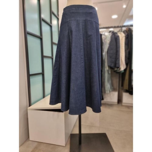 안지크 세이브존02 에이라인 데님 스커트 AJ1DK511