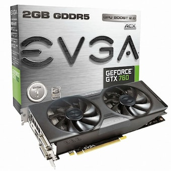 EVGA 지포스 <b>GTX</b><b>760</b> w/ ACX Cooler D5 2GB (해외구매)