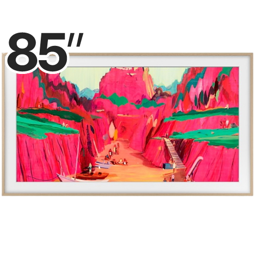 삼성전자 더 프레임 프로 KQ85LSF03WFXKR (스탠드, 플랫 티크)
