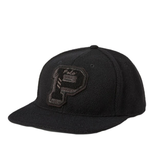 베이스라인 로고 울 블렌드 베이스볼 캡 710917624001 BLACK