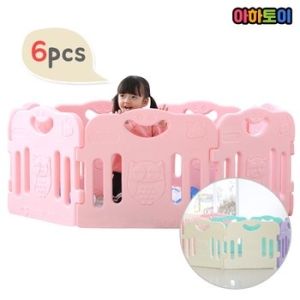  안전한 실내놀이터 코튼밀키 베이비룸 6pcs 코튼밀키 베이비룸