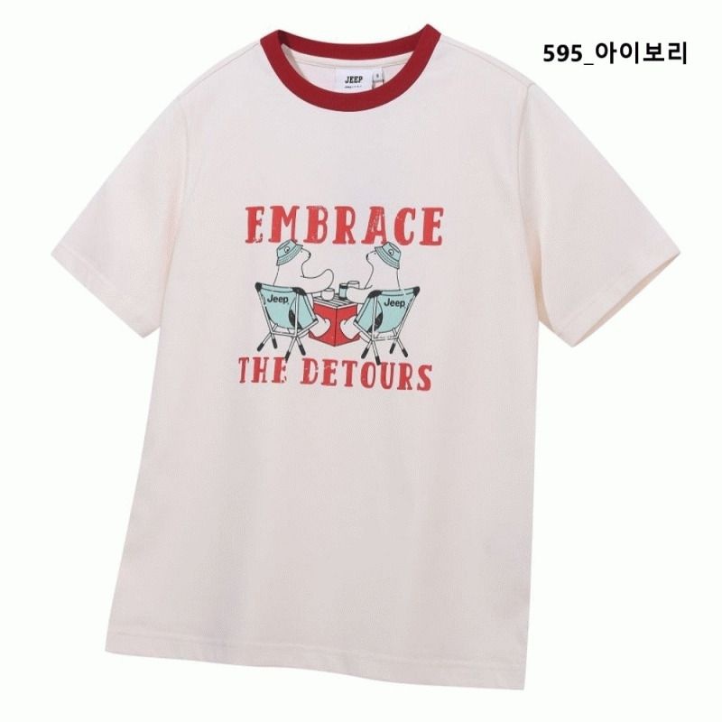 유니섹스 가정의달 반팔티 JR2TSU595IV_IC_IC 34025_JR2TSU595IV