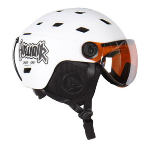 에어워크  휘슬러 고글 일체형 스노우 헬멧 화이트 MS100