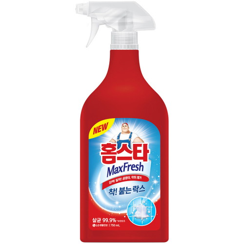 홈스타 착! 붙는 락스 스프레이 750ml이미지입니다. 누르면 해당 게시물로 새창이동합니다.