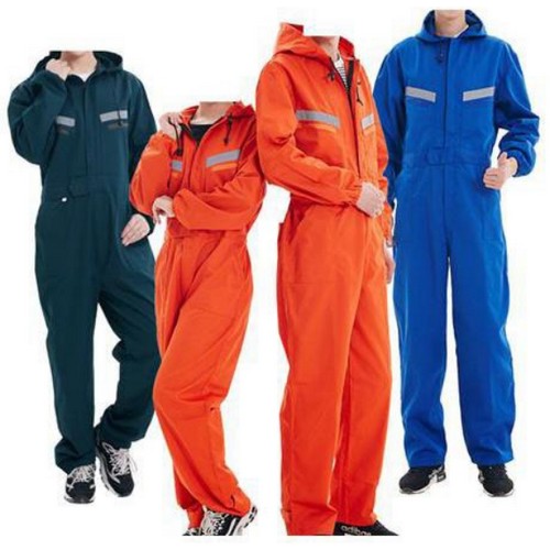 미화부장 빅사이즈 일체형 스즈끼 후드 작업복_이미지