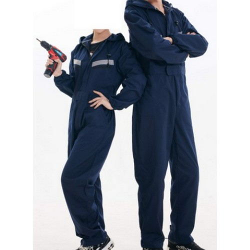 미화부장 빅사이즈 일체형 스즈끼 후드 작업복_이미지