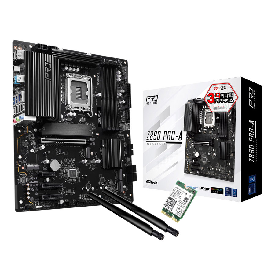 ASRock Z890 Pro-A + WiFi6E ��� ��Ű�� ��ص���