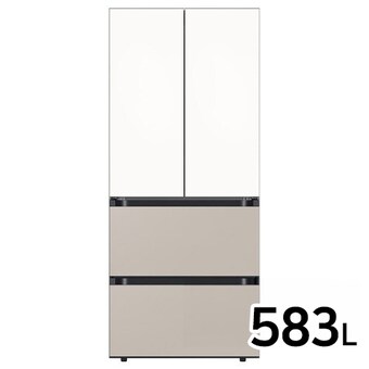 삼성전자 비스포크 AI <b>김치</b>플러스 에센셜 RQ58DB94U1AP (화이트+베이지)