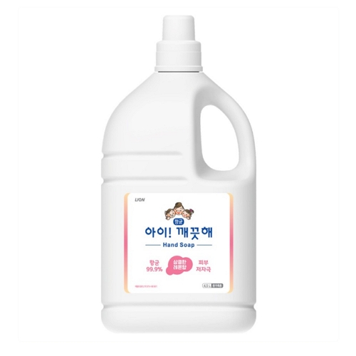 아이깨끗해 향균 폼 핸드솝 레몬향 4.5L (1개)_이미지