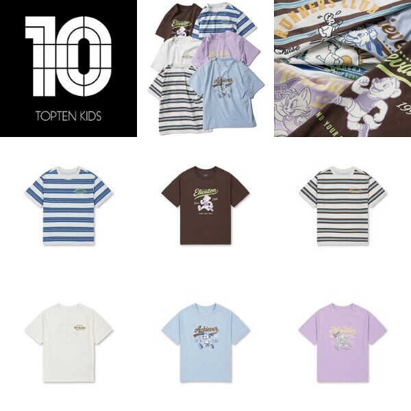 탑텐키즈 에슬레틱 퀵드라이 그래픽 T (MKG3TS3402)