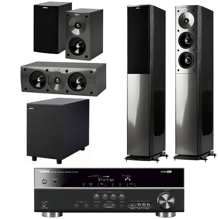 야모 S606 5.1채널 + 야마하 AV리시버 (RX-V371, SUB-200)_이미지